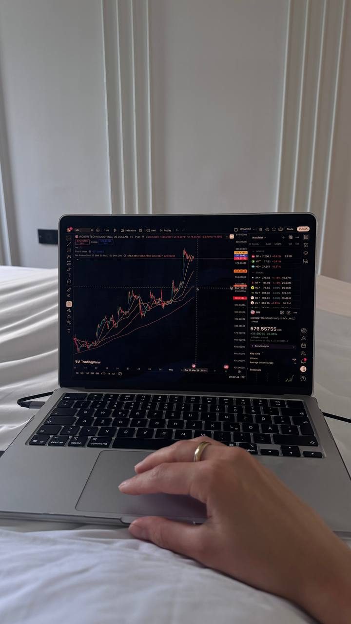 The founder’s desk — charts, notes, coffee